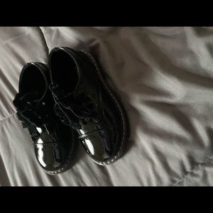 Black loafers for a little girl …. Toddler 23